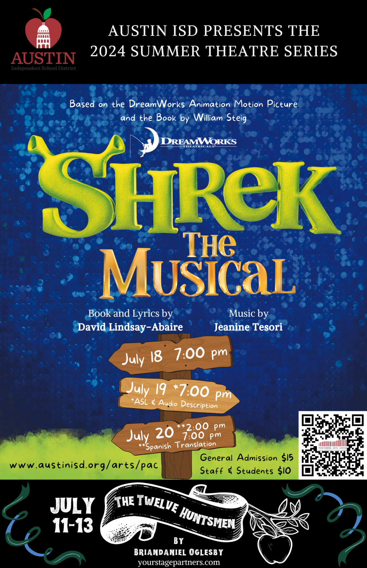 Poster for Shrek the Musical